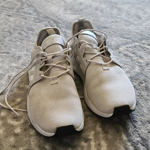 Adidas Light Gray Tennis Shoes with Mesh